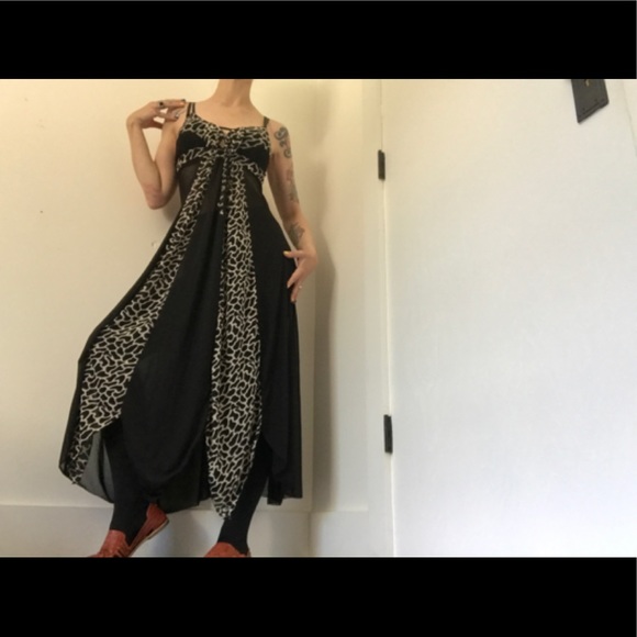 NWOT Sexy Maxi Safari Print Nighty Sheer - Picture 8 of 14